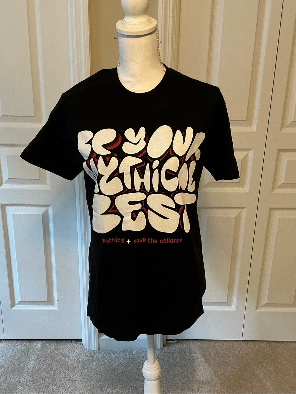 Save The Children Black Graphic Tee - Beyond Mythical Best